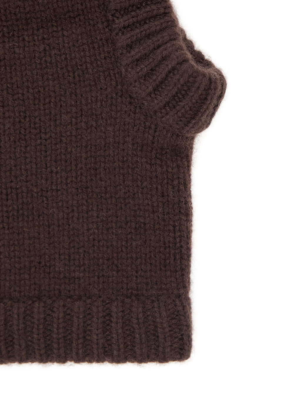 Soft Goat FW25SF23118 Cashmere Balaclava — Brown, view 3