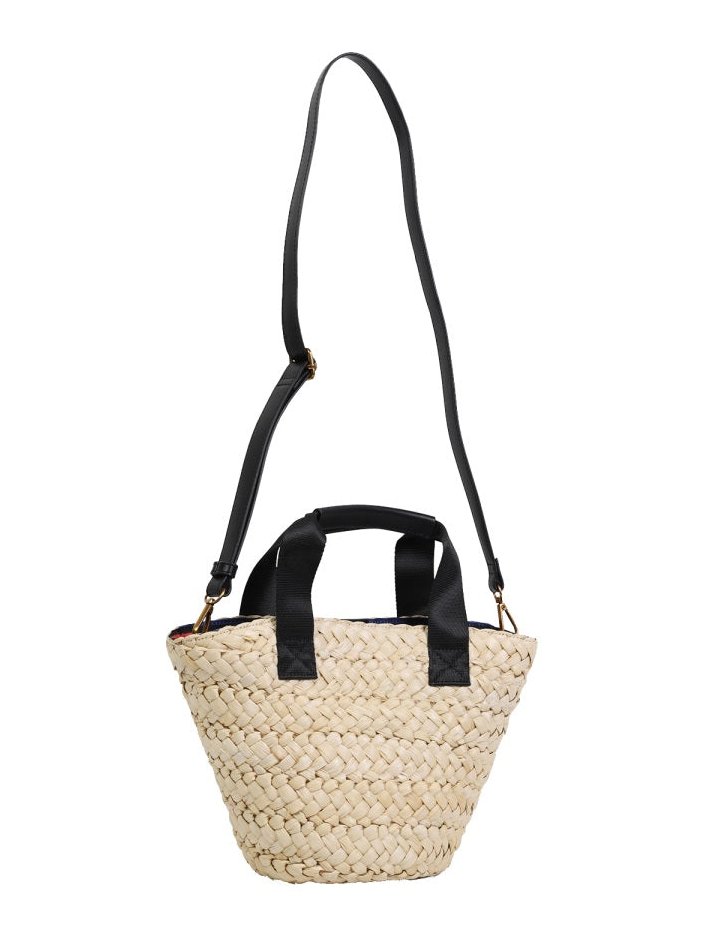 Sonia Rykiel Woven Straw Top Handle Bag — Multicolor, view 2