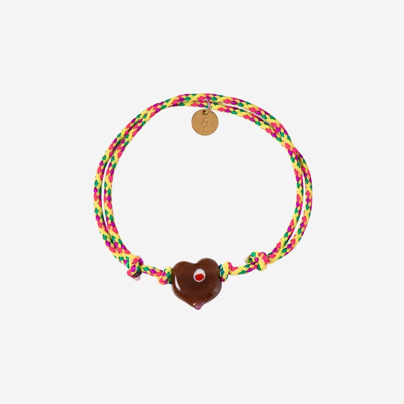 Sorbet Island Guardian Heart Bracelet — Multicolor, view 2