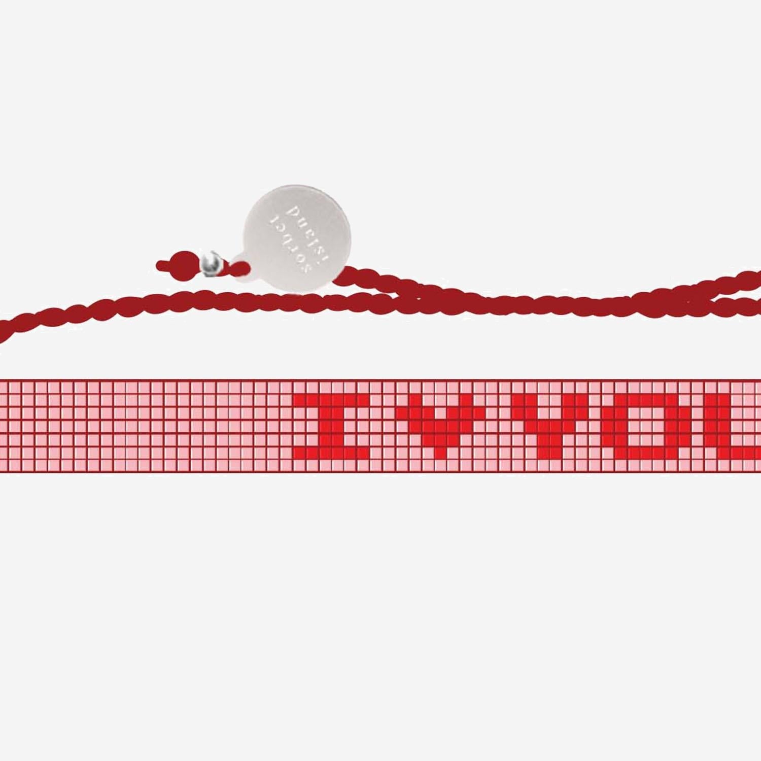 Sorbet Island Iloveyou Bracelet — Red, view 2