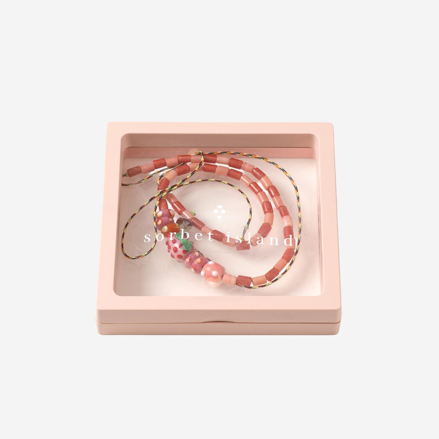 Sorbet Island Multicolour Glass Beads Necklace — Multicolor, view 2