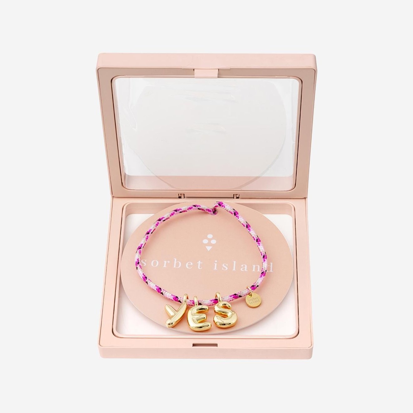 Sorbet Island Necklace — Pink, view 2