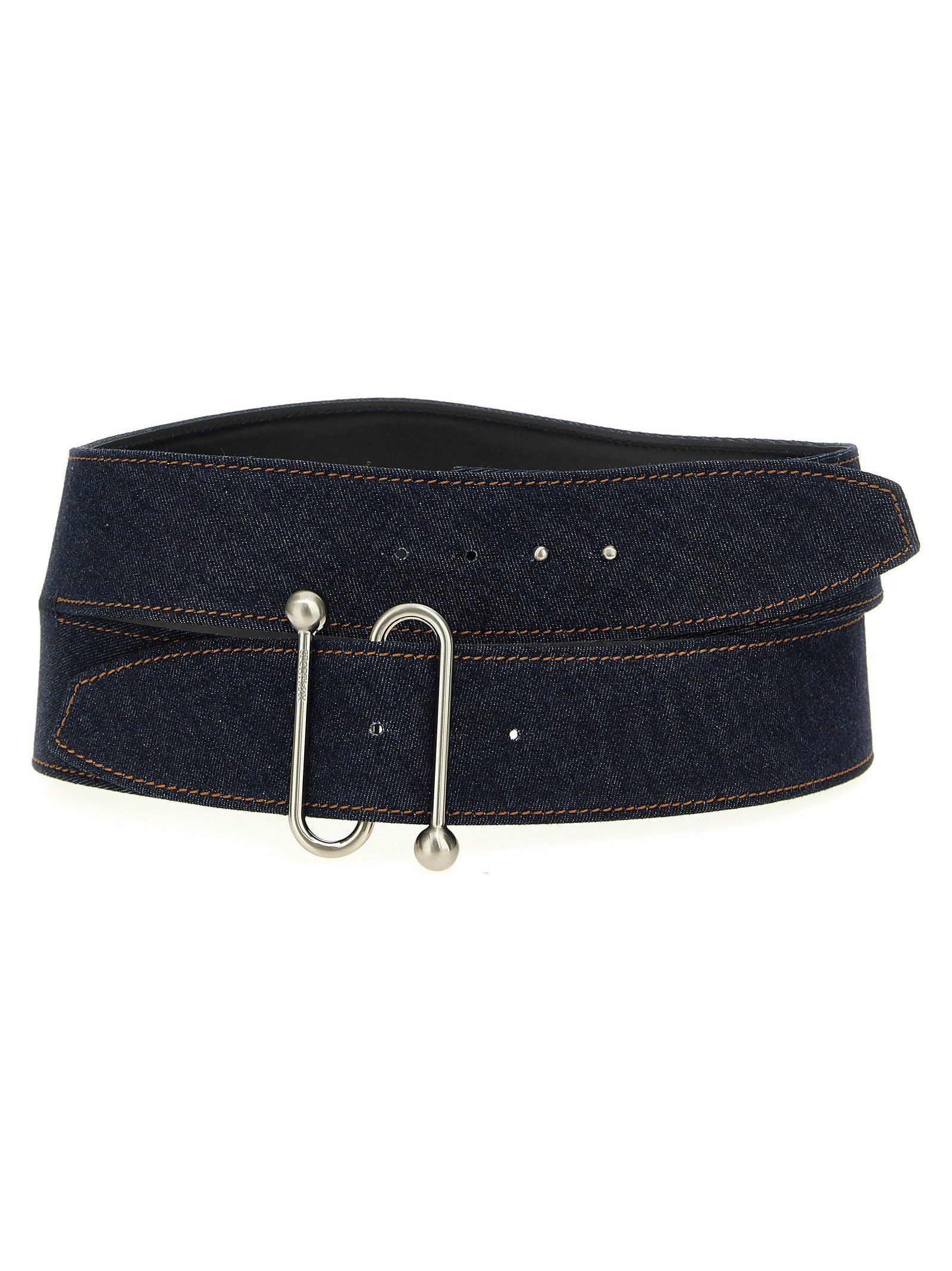 Sportmax Denim Maxi Belt — Navy by Sportmax