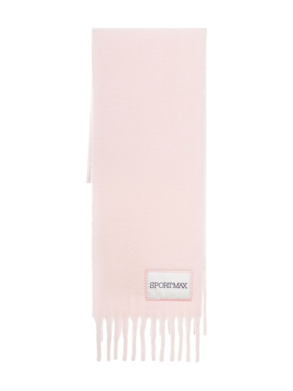 Sportmax Alpaca Blend Scarf — Pink by Sportmax