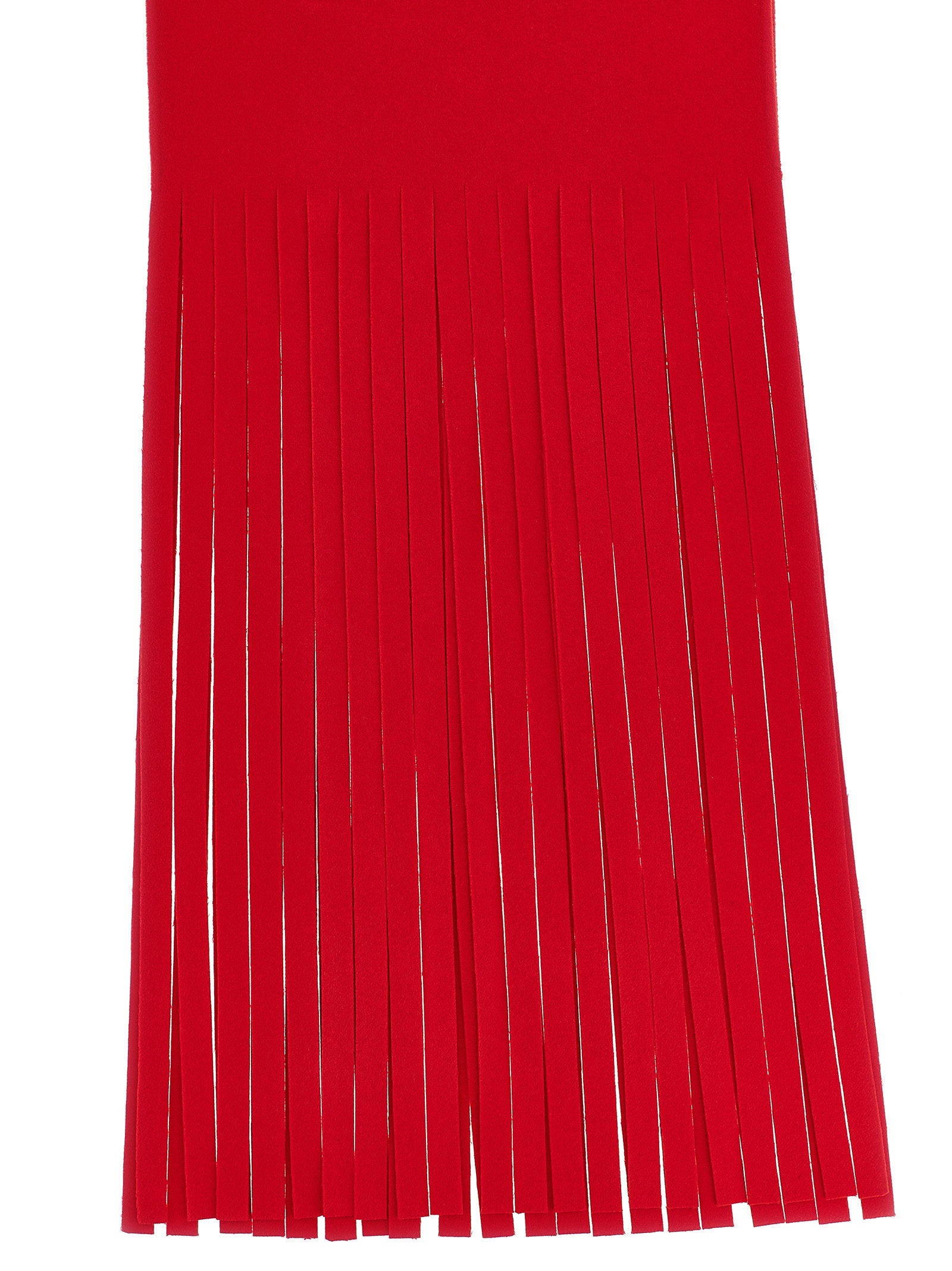 Sportmax Pure Wool Scarf — Red, view 2