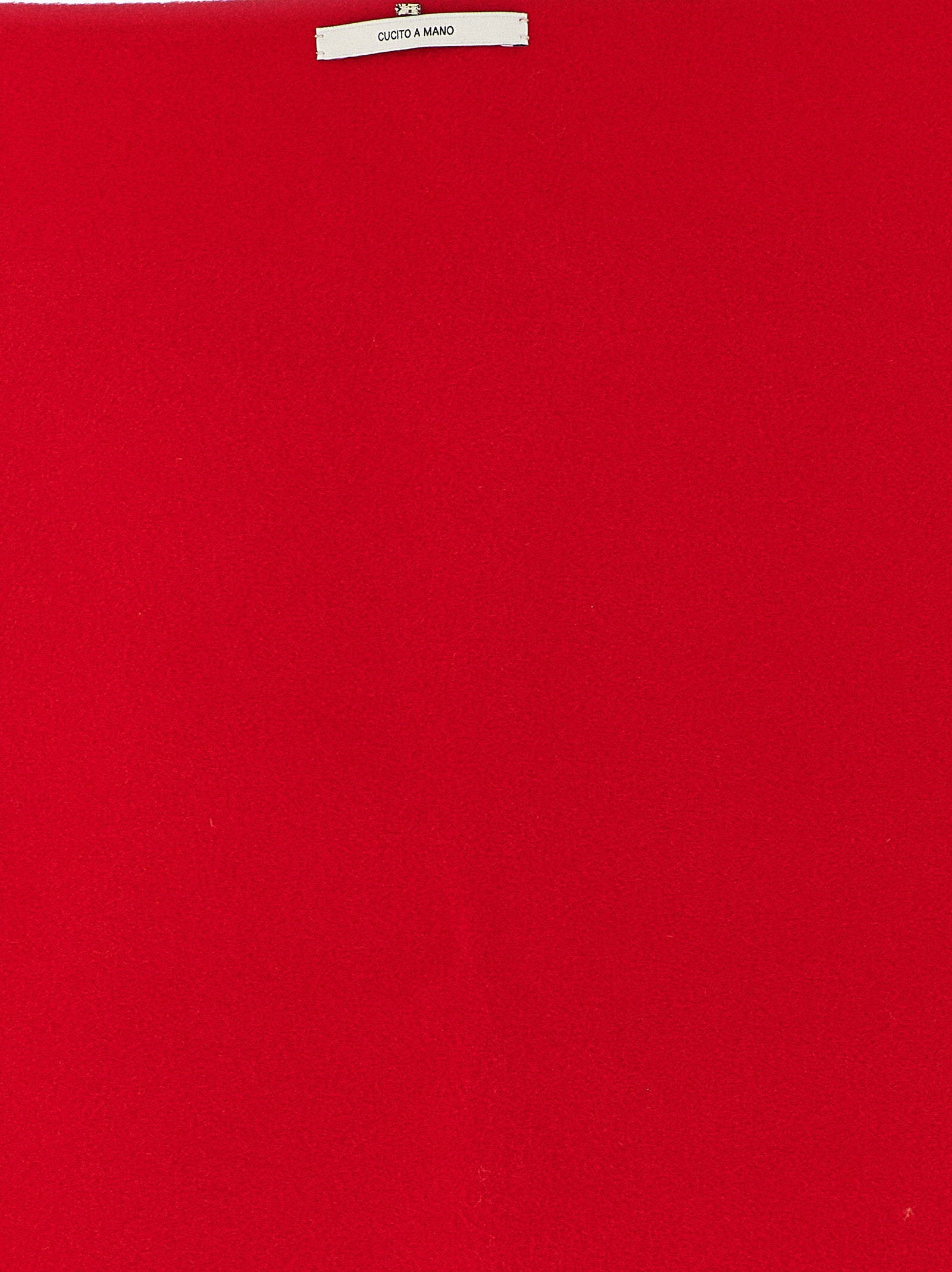 Sportmax Pure Wool Scarf — Red, view 3