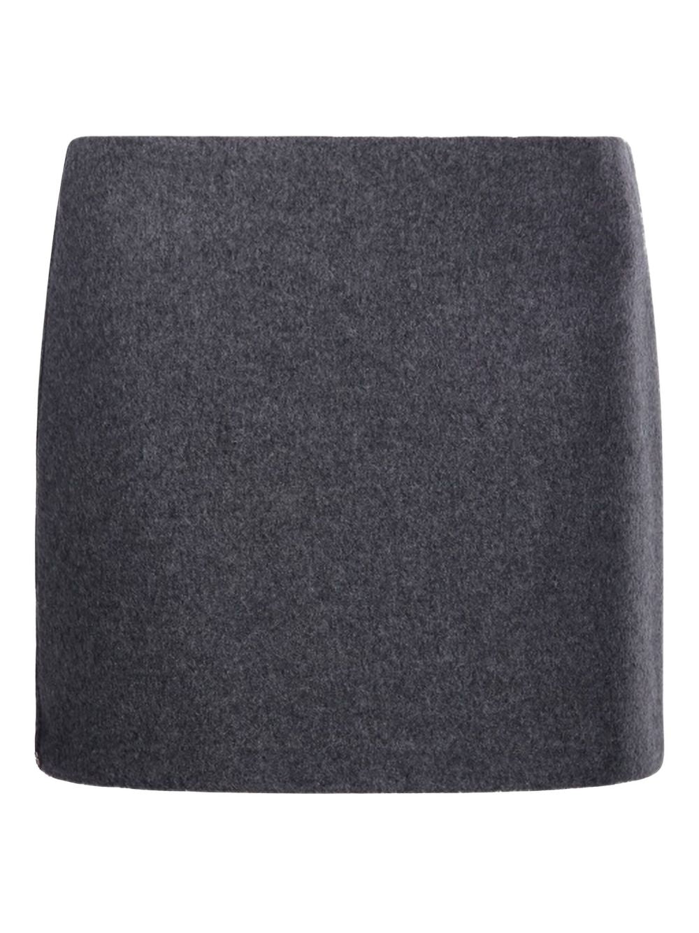 Sportmax Wool Skirt — Charcoal Grey by Sportmax