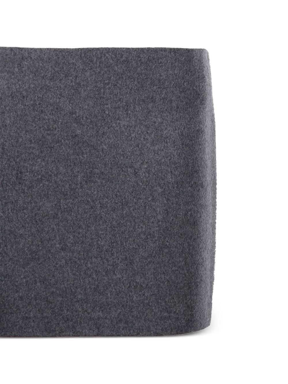 Sportmax Wool Skirt — Charcoal Grey, view 4