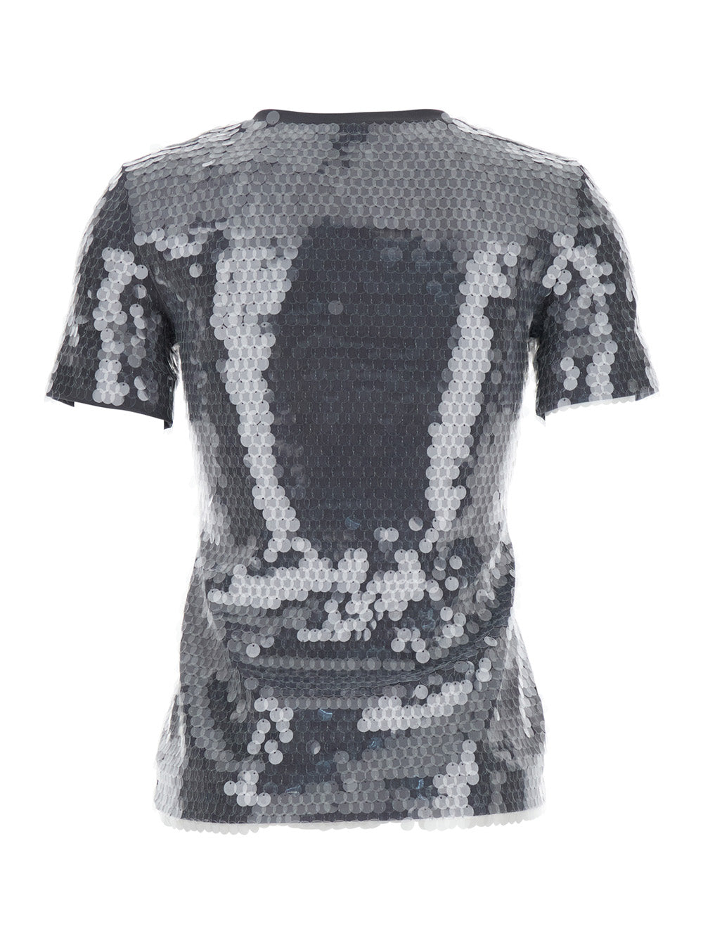 Sportmax Sequin-Embellished T-Shirt — Gray, view 2