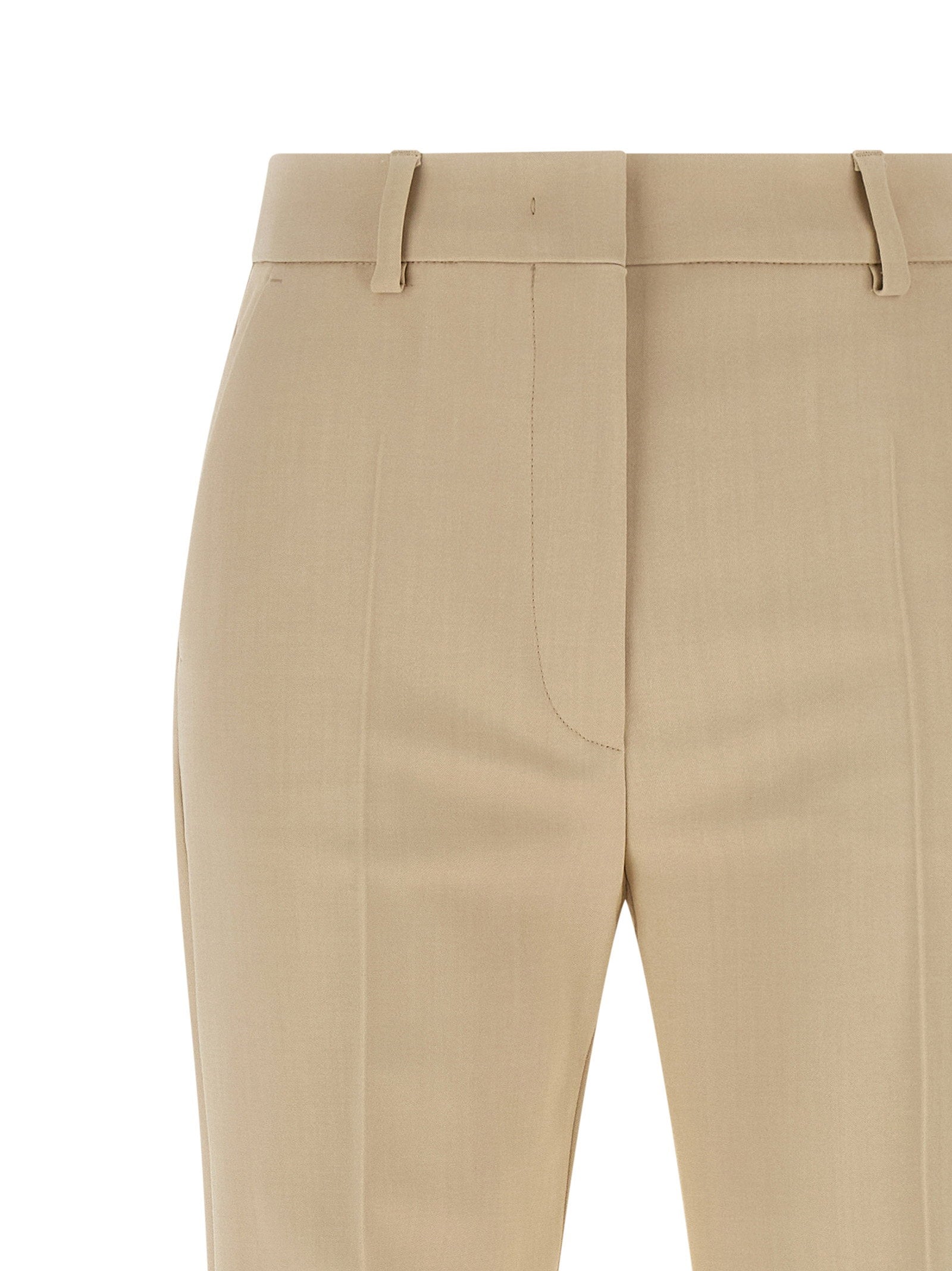 Sportmax Fetta Trousers — Beige, view 3