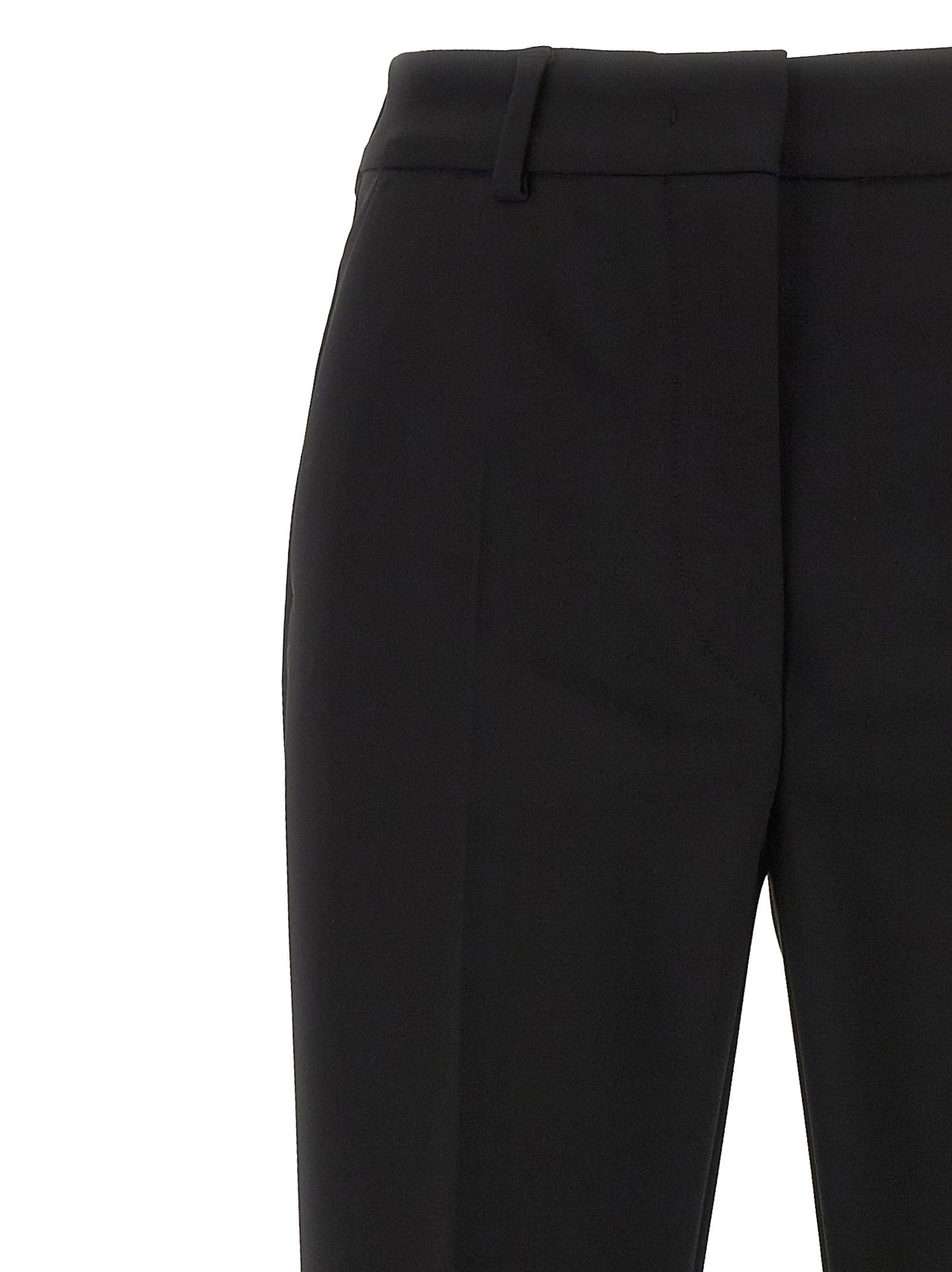 Sportmax Fetta Trousers — Black, view 3