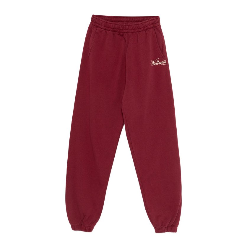 Sporty & Rich Merlo Track Pants — Red by Sporty & Rich