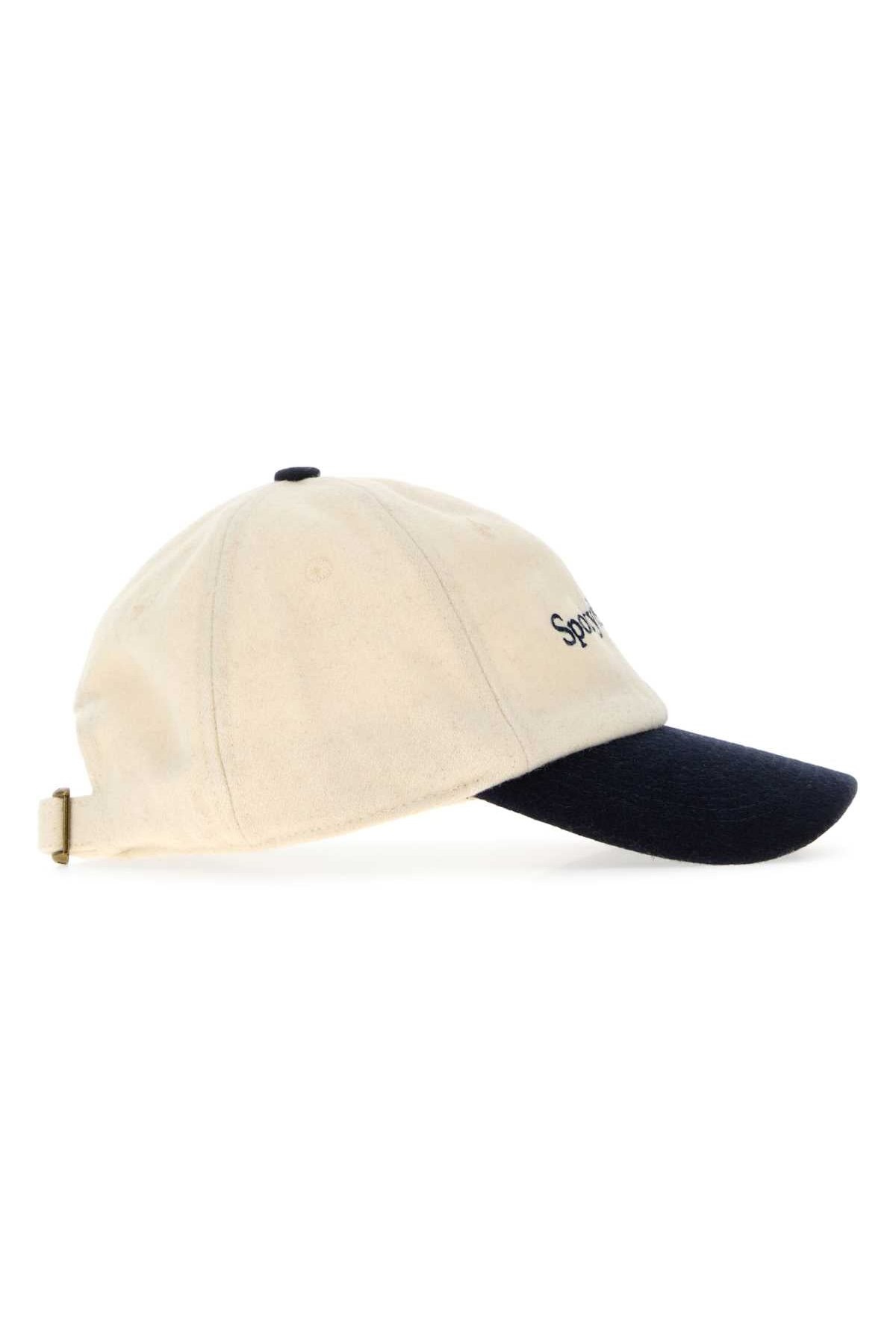 Sporty & Rich SERIF Baseball Cap — Beige, view 2
