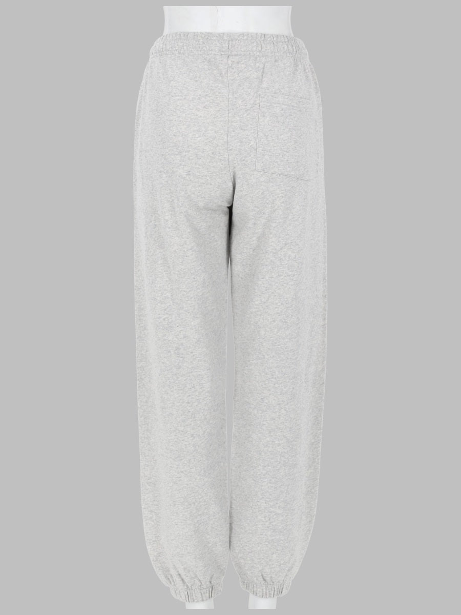 Sporty & Rich Cotton Trousers — Gray, view 2