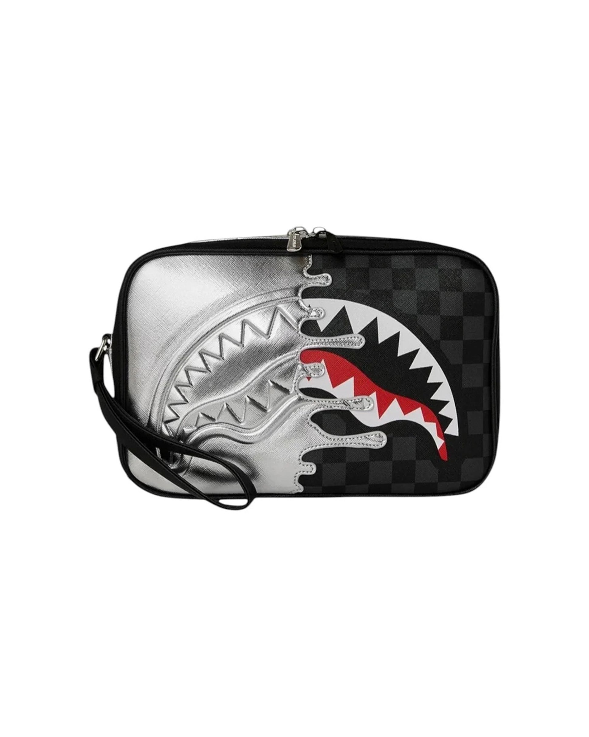 Sprayground Toilery Clutch — Silver by Sprayground