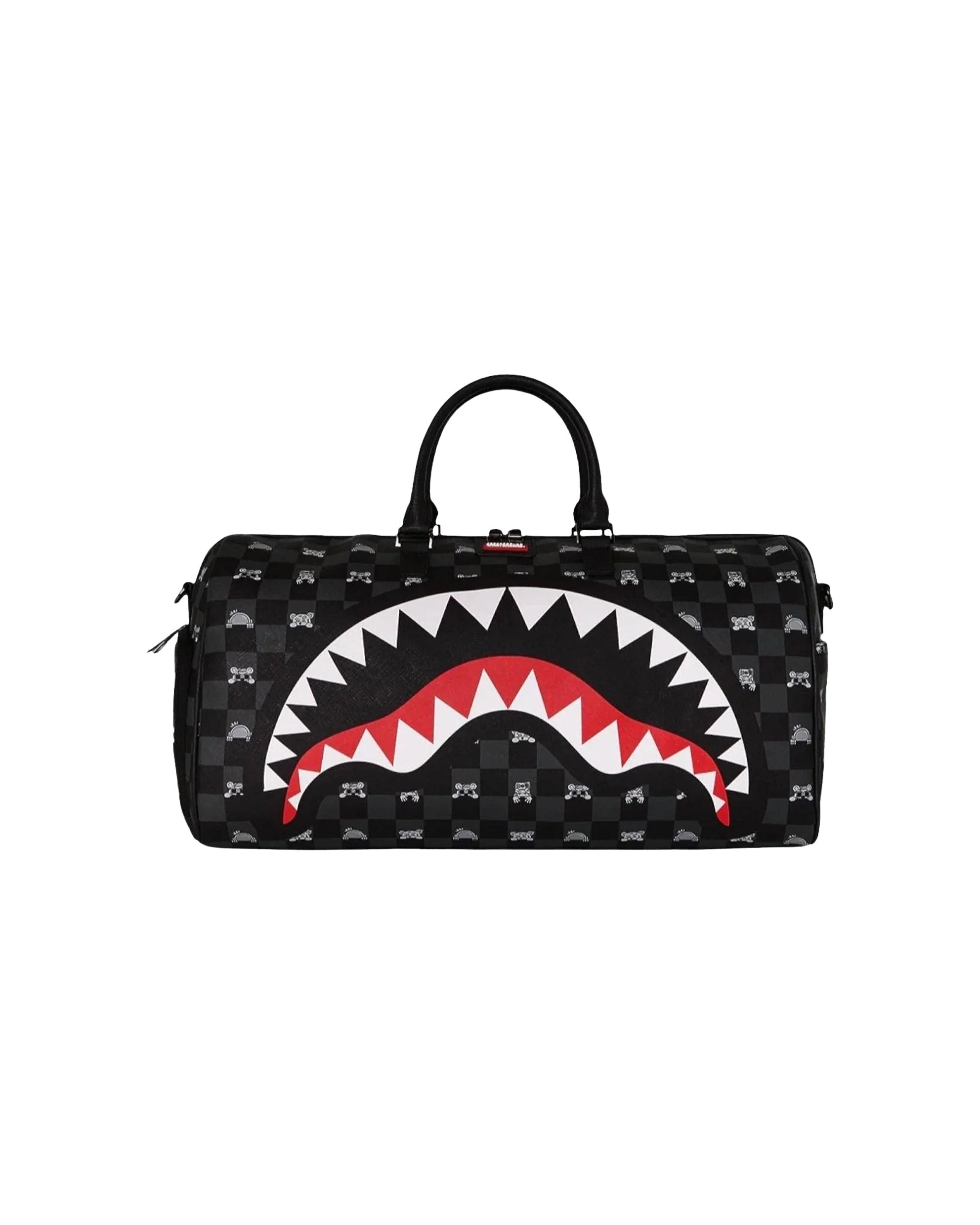 Sprayground Peeking Character Print Duffle Bag — Black by Sprayground