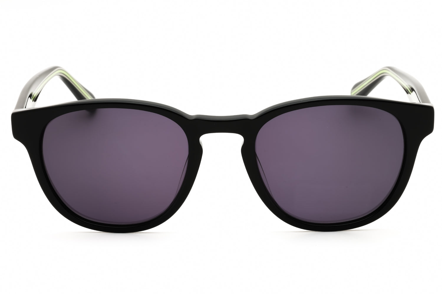 Spyder SP6045 Round Acetate Sunglasses — Black, view 2