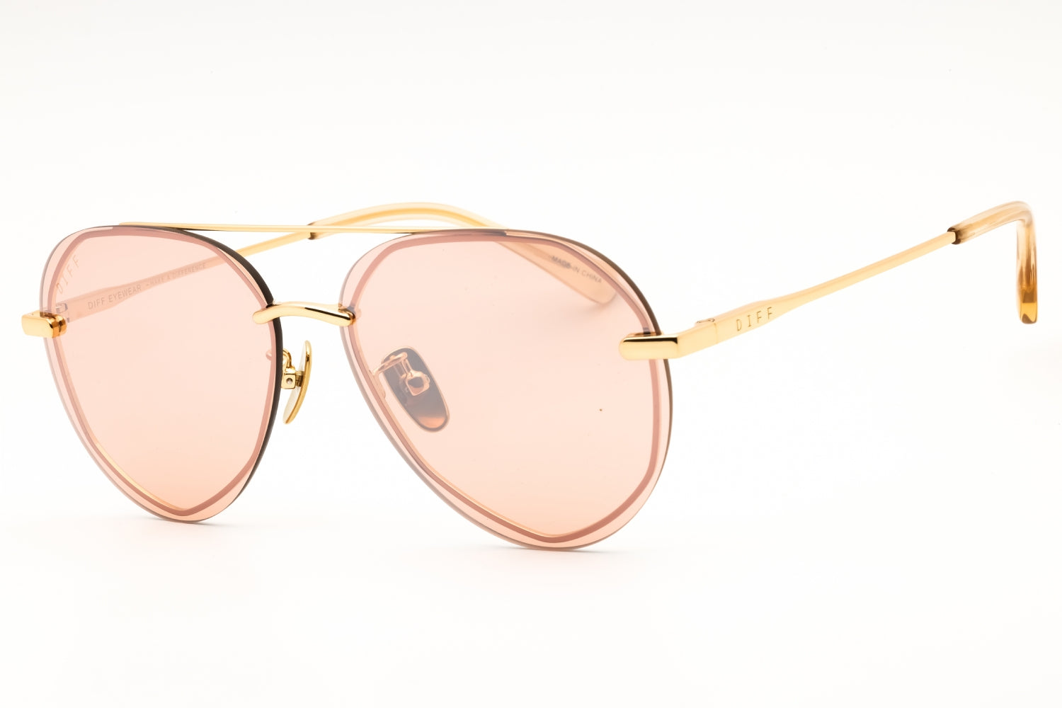Sselects SDFLNOX Aviator Sunglasses — Gold by Sselects
