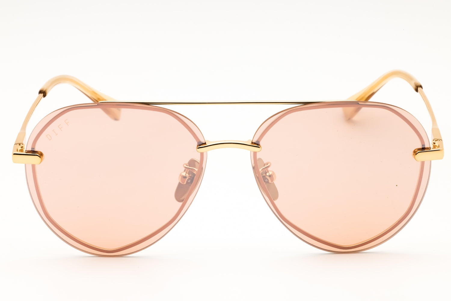 Sselects SDFLNOX Aviator Sunglasses — Gold, view 2