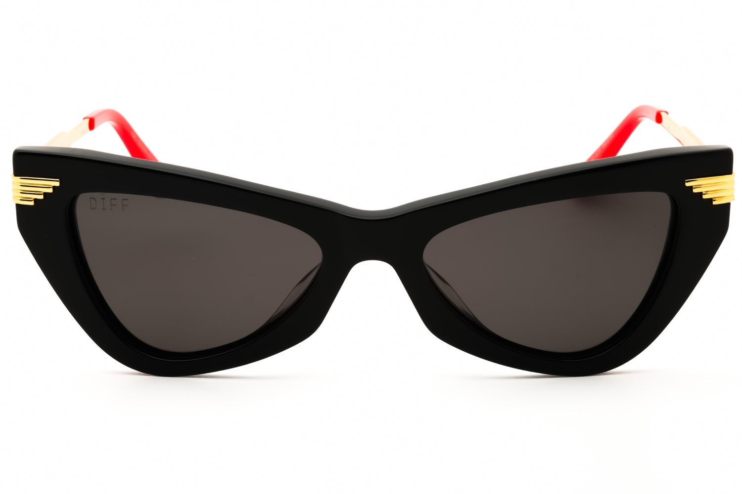 Sselects SDFWDOW Cat Eye Sunglasses — Black, view 2