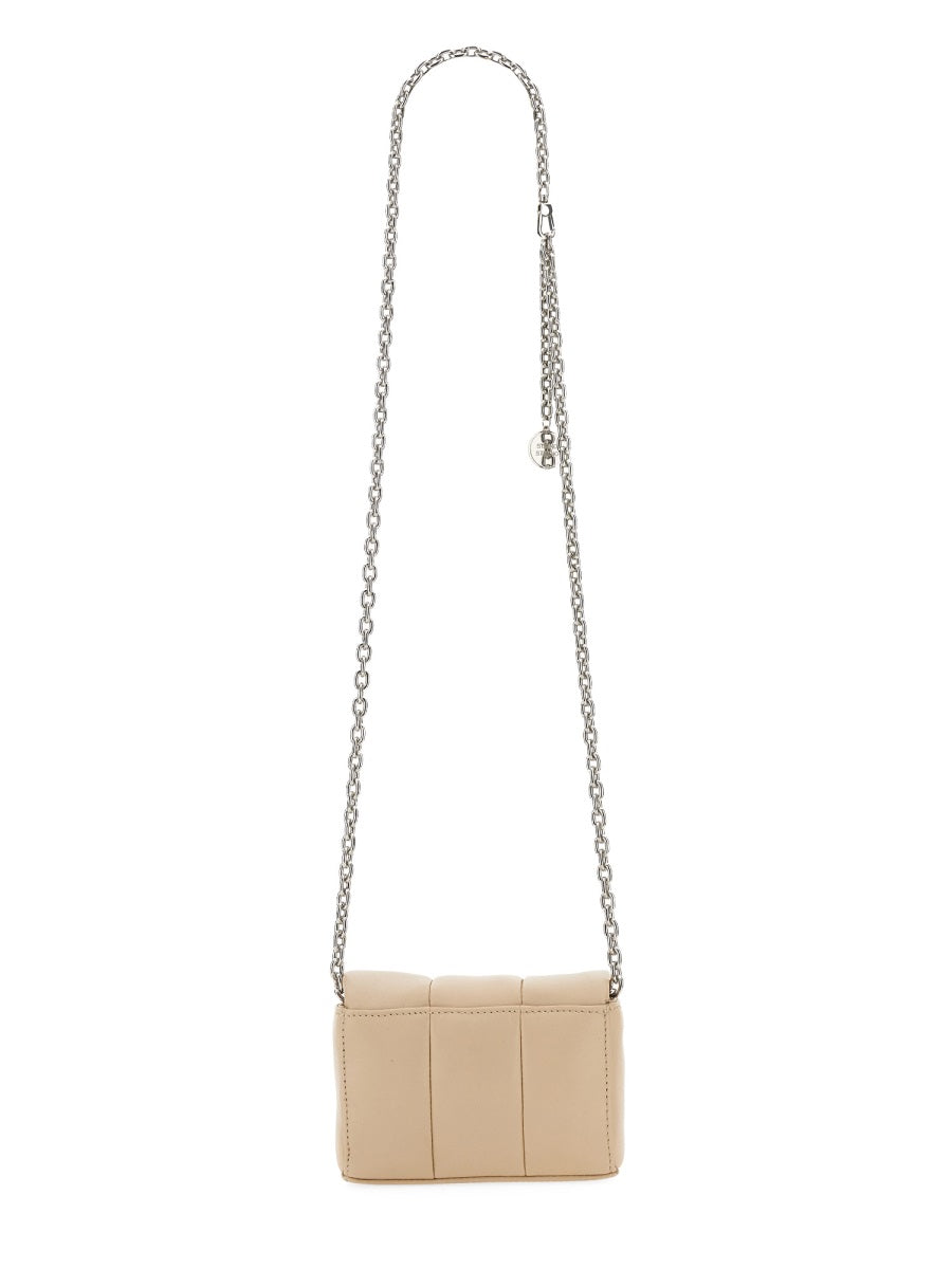 Stand Studio Full-Grain Leather Shoulder Bag — Ivory by Stand Studio
