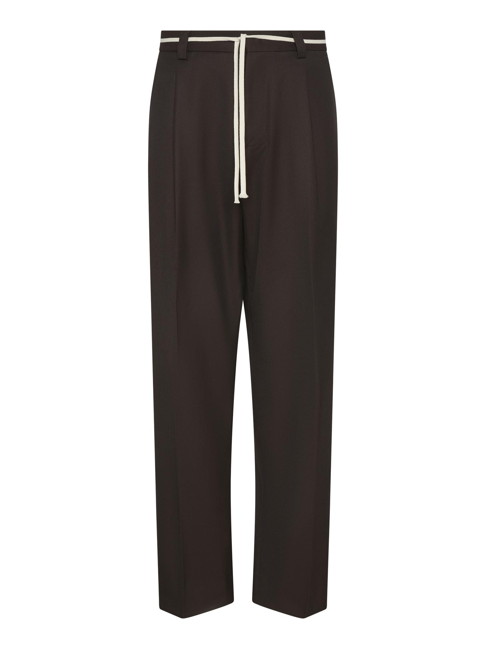 State Of Order Wool-blend Trousers — Brown by State Of Order