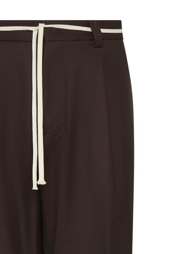 State Of Order Wool-blend Trousers — Brown, view 3