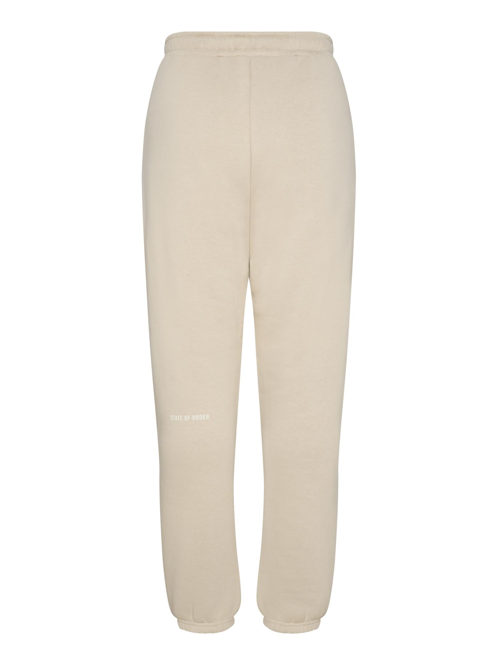 State Of Order Cotton-Blend Trousers — White by State Of Order