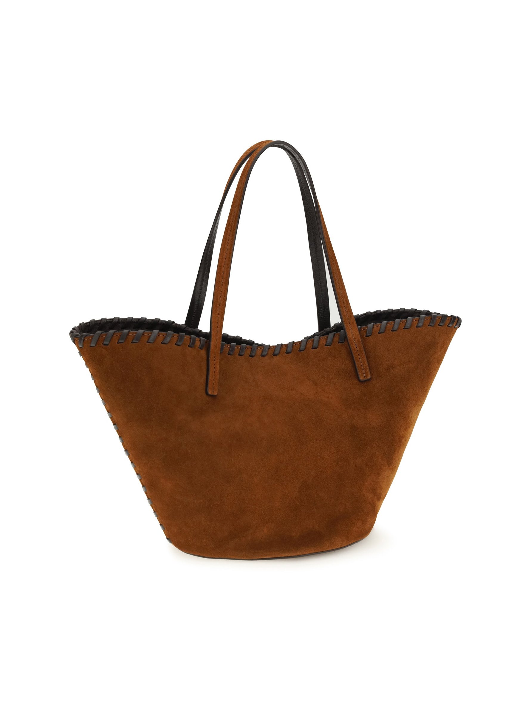 Staud Caro Bucket Bag — Brown, view 3