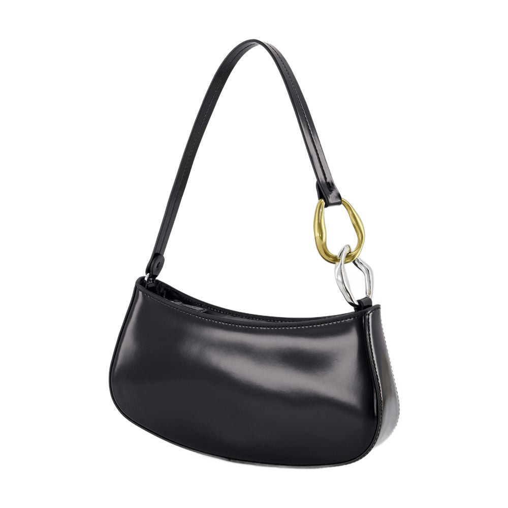 Staud Ollie Hobo Bag — Black, view 3