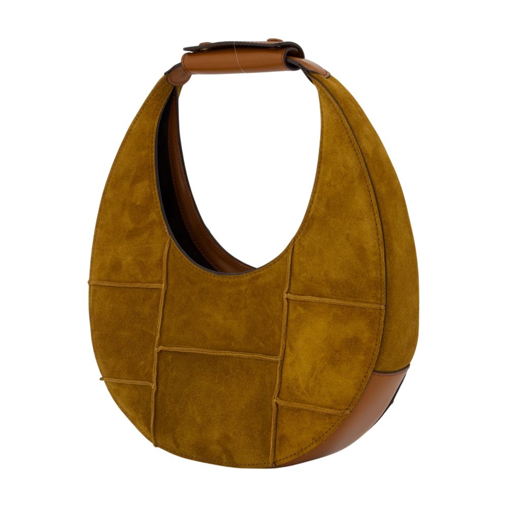 Staud Moon Hobo Bag — Brown, view 2