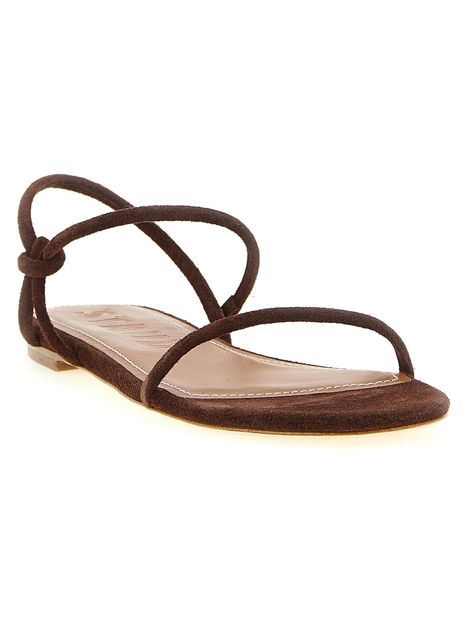Staud Laurel Sandals — Brown, view 2