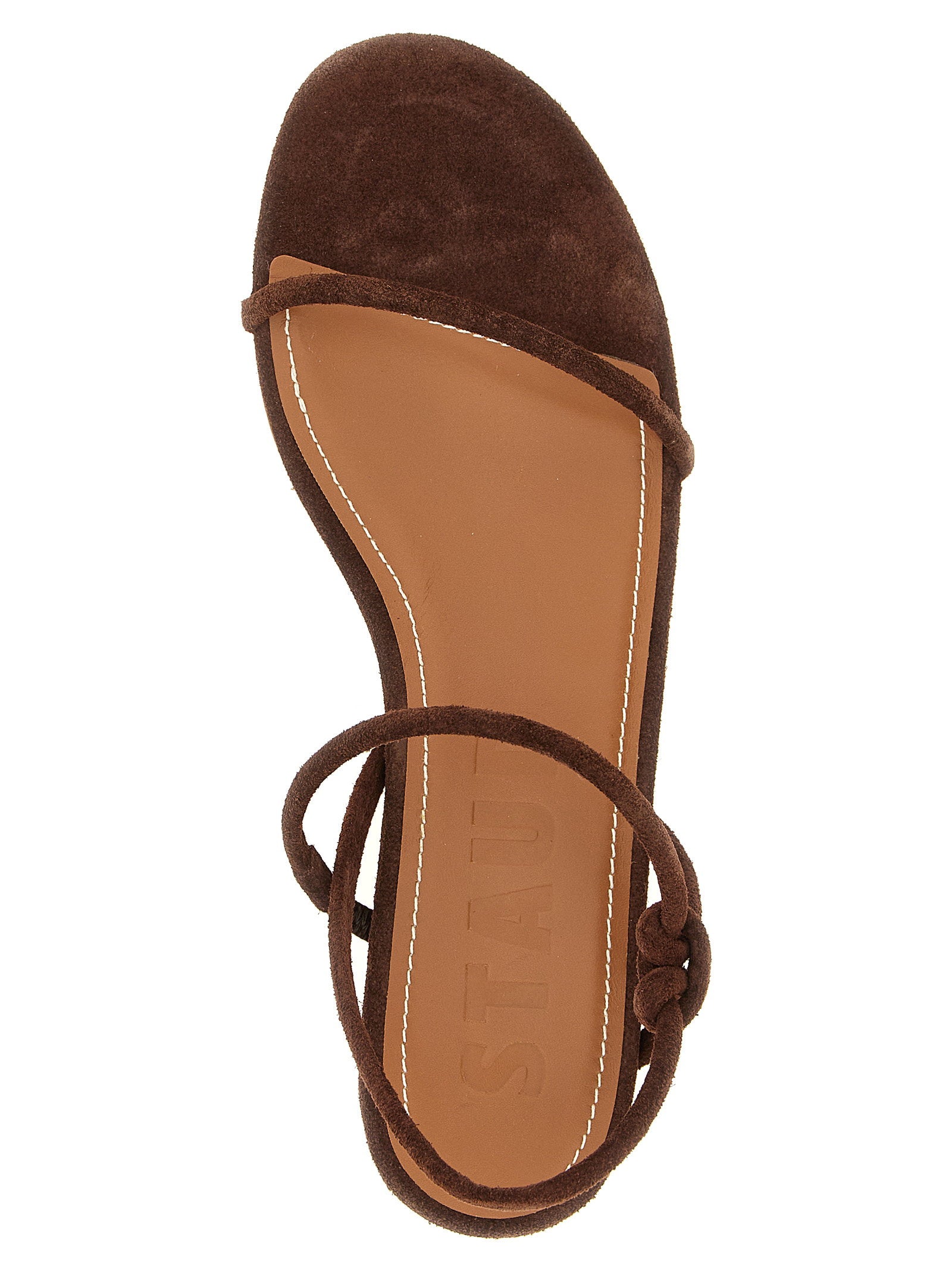 Staud Laurel Sandals — Brown, view 4