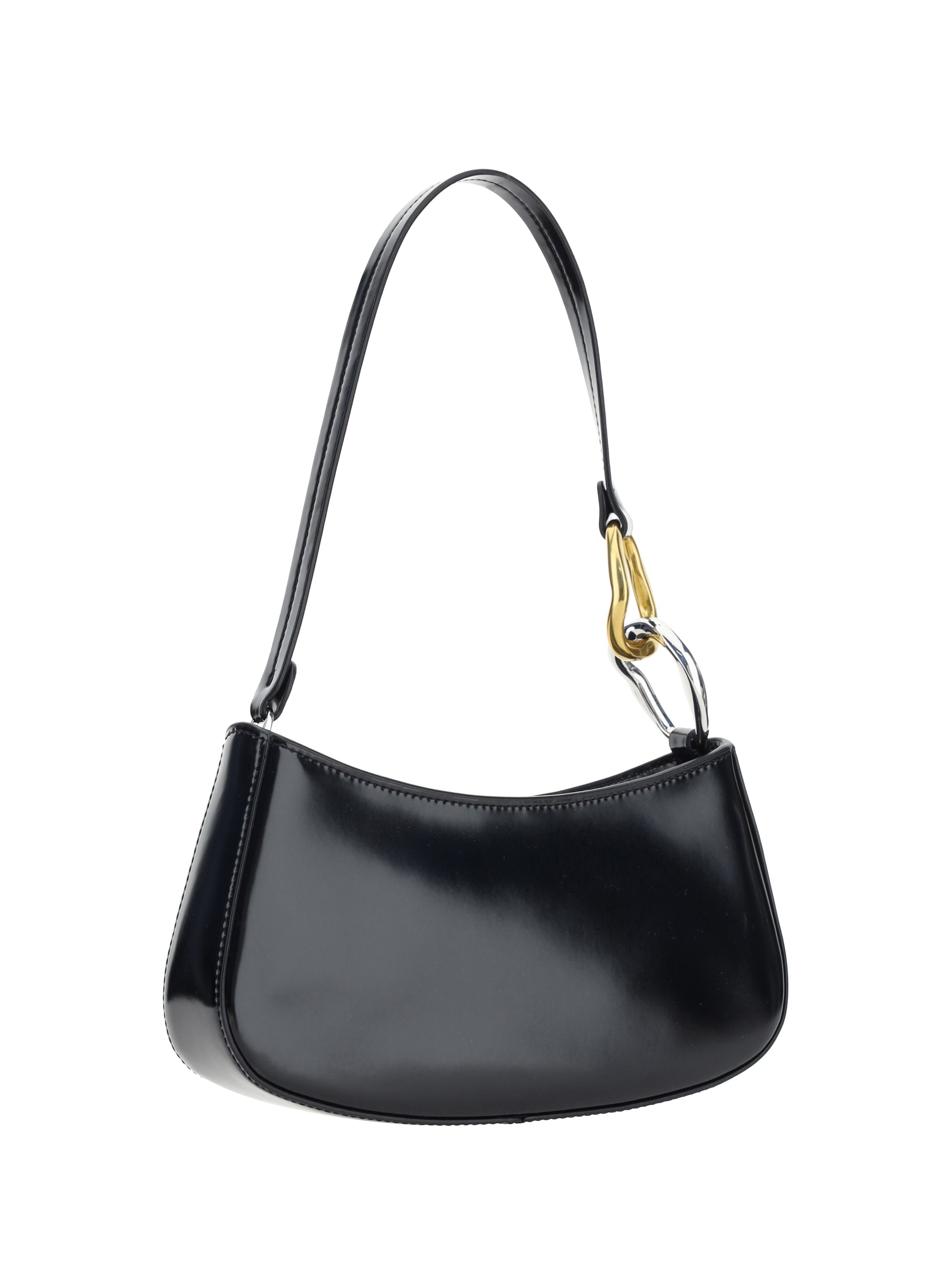 Staud Ollie Shoulder Bag — Black, view 2