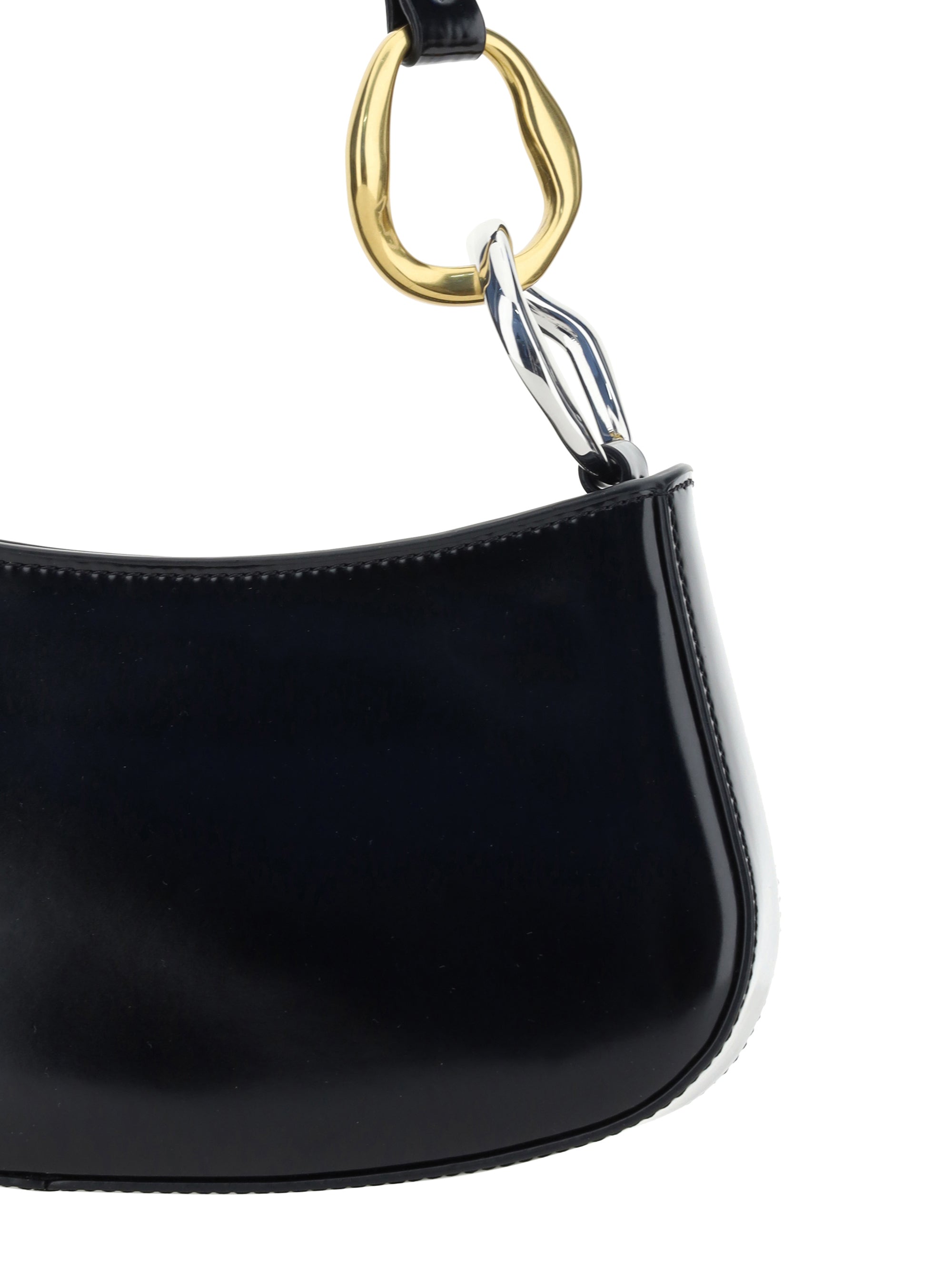 Staud Ollie Shoulder Bag — Black, view 4