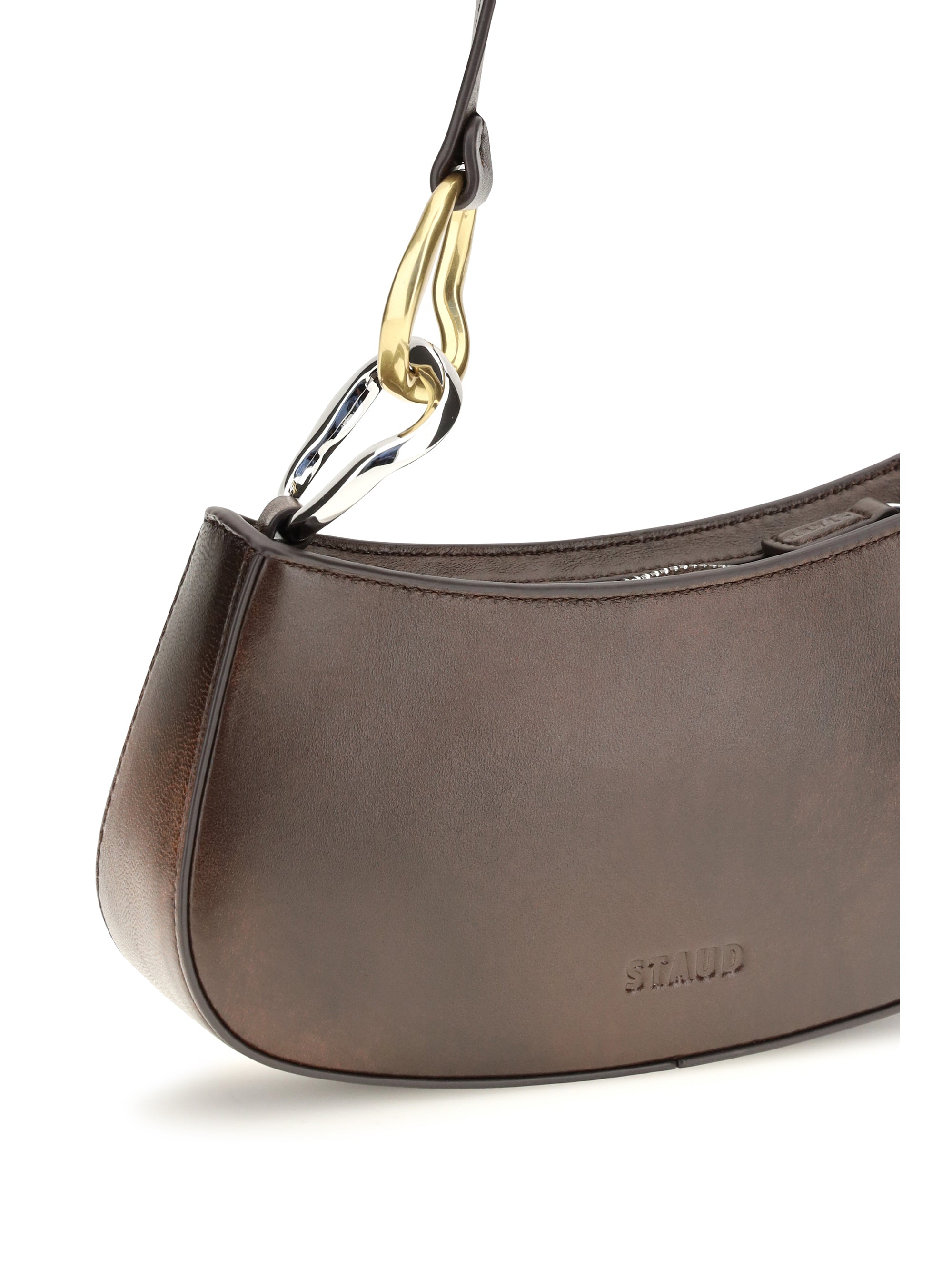 Staud Shoulder Bag — Brown, view 4
