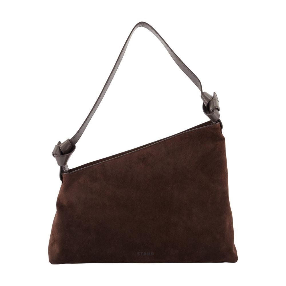 Staud Dani Shoulder Bag — Brown by Staud