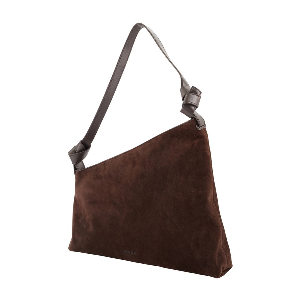 Staud Dani Shoulder Bag — Brown, view 2