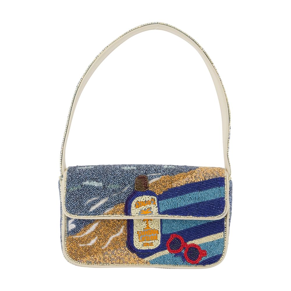 Staud Beaded Shoulder Bag — Multicolor by Staud