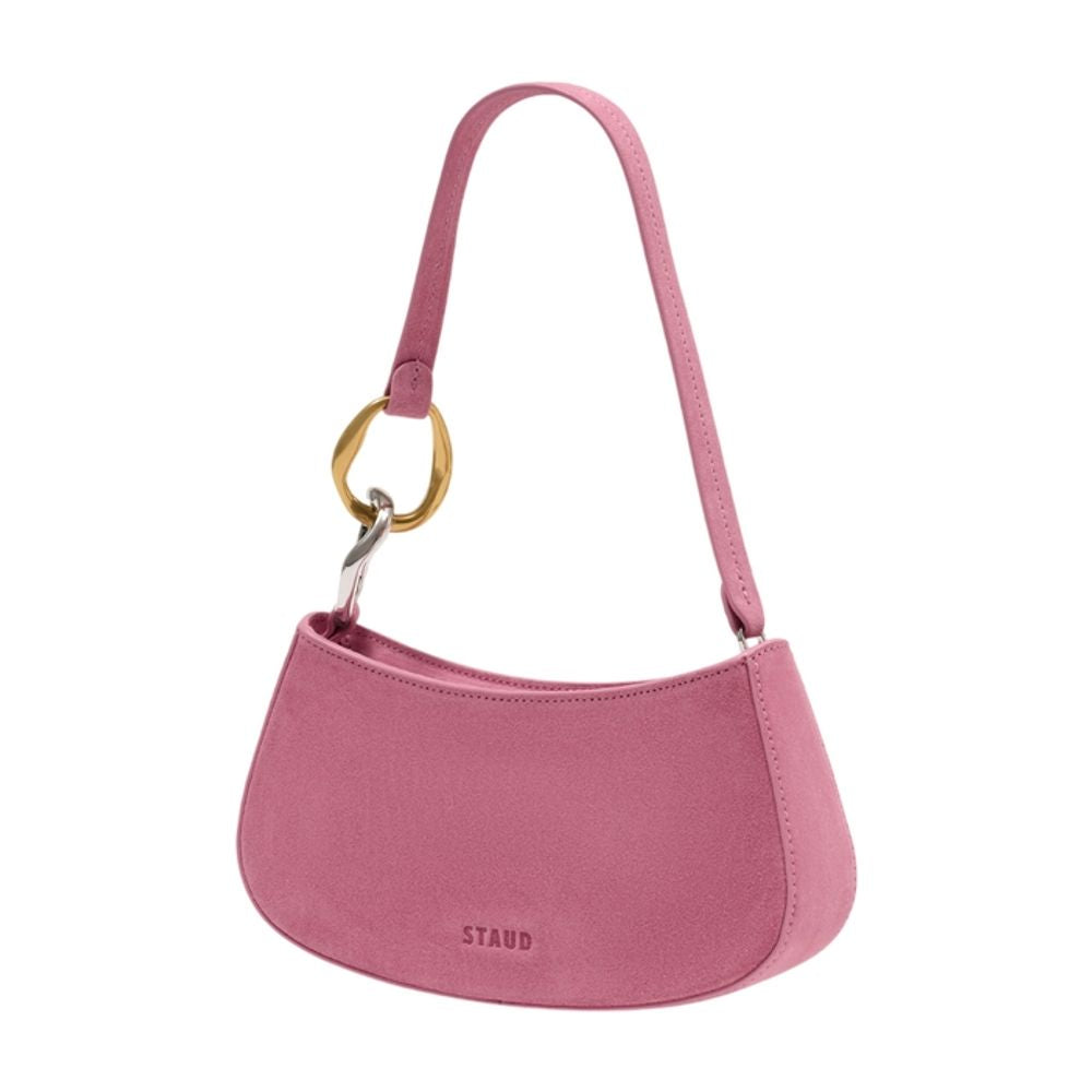 Staud Ollie Shoulder Bag — Pink, view 2