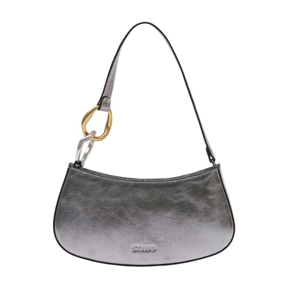 Staud Ollie Shoulder Bag — Silver by Staud