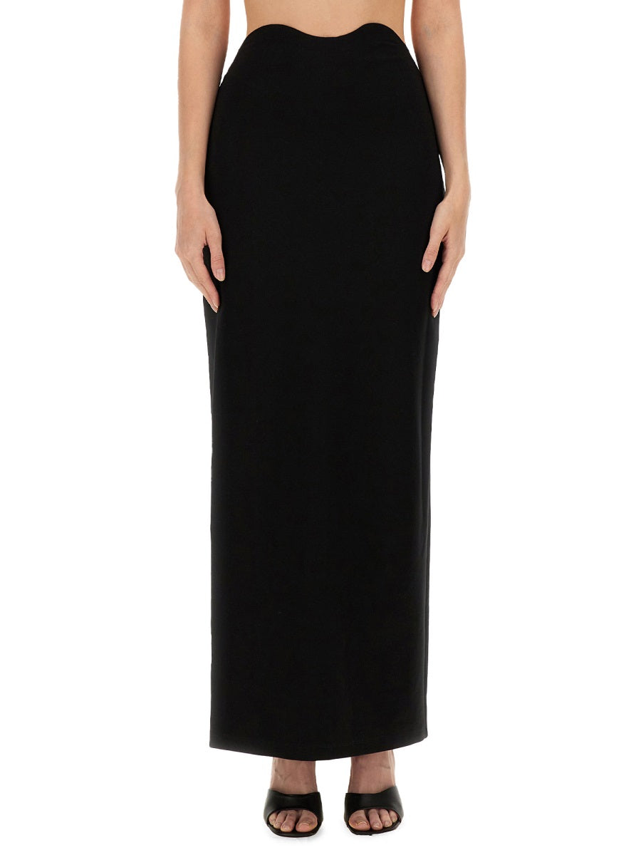 Staud Petunia Skirt — Black, view 2