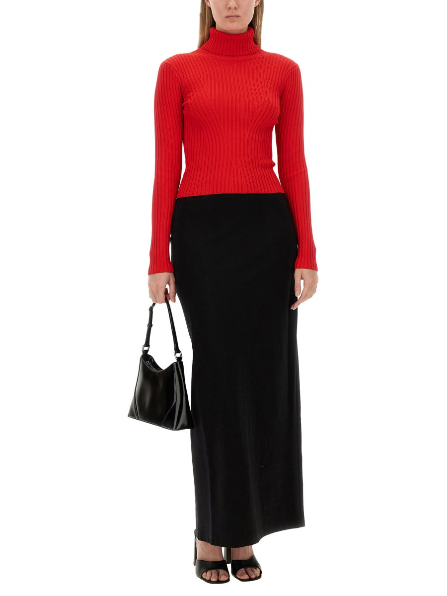 Staud Petunia Skirt — Black, view 3