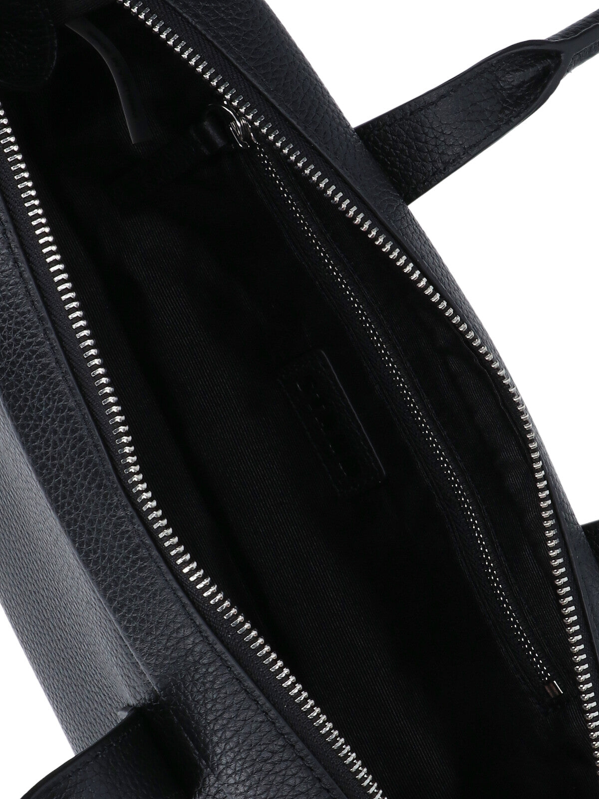 Staud Pebbled Leather Top Handle Bag — Black, view 5