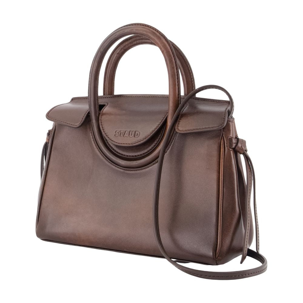 Staud Maude Top Handle Bag — Brown by Staud