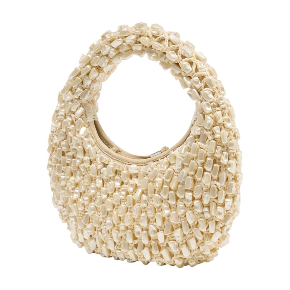 Staud Reef Top Handle Bag — Ivory, view 2