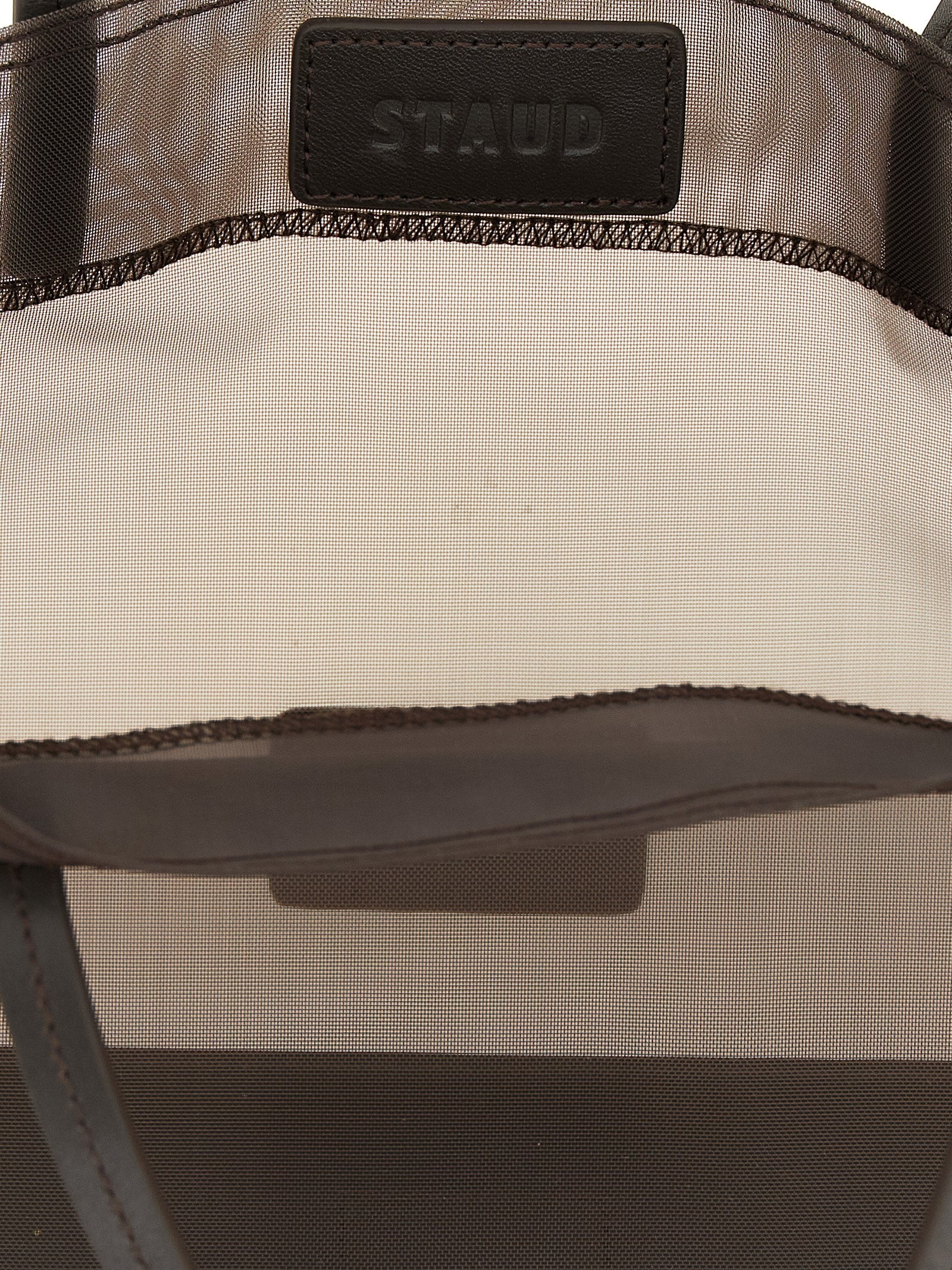 Staud Christos Tote Bag — Brown, view 4