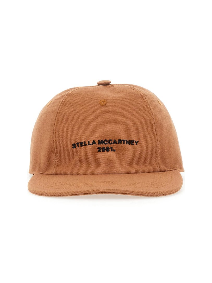 Stella McCartney 570194_WP01182310 Cotton Baseball Cap — Beige by Stella McCartney
