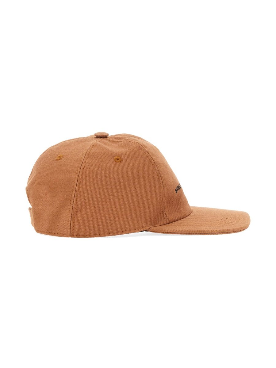 Stella McCartney 570194_WP01182310 Cotton Baseball Cap — Beige, view 2