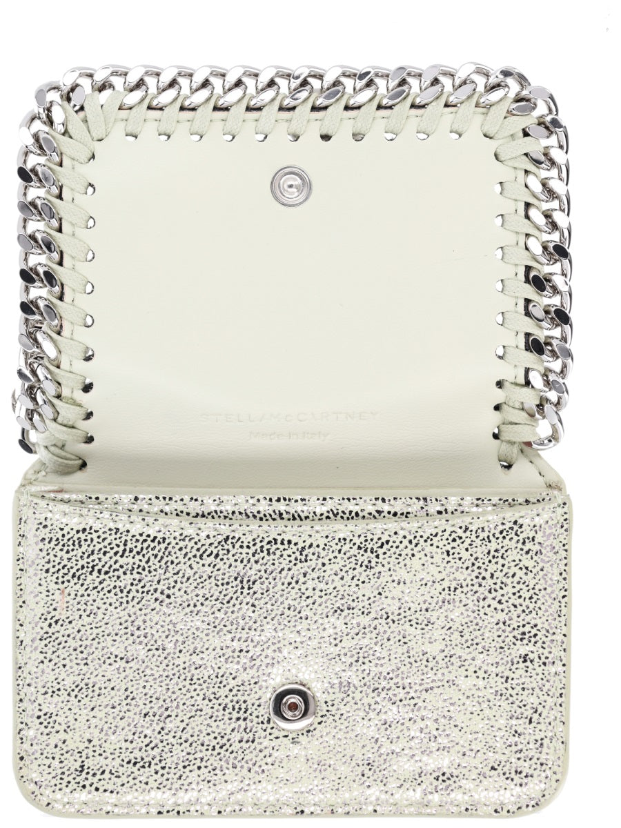 Stella McCartney Falabella Card Case — Silver by Stella McCartney